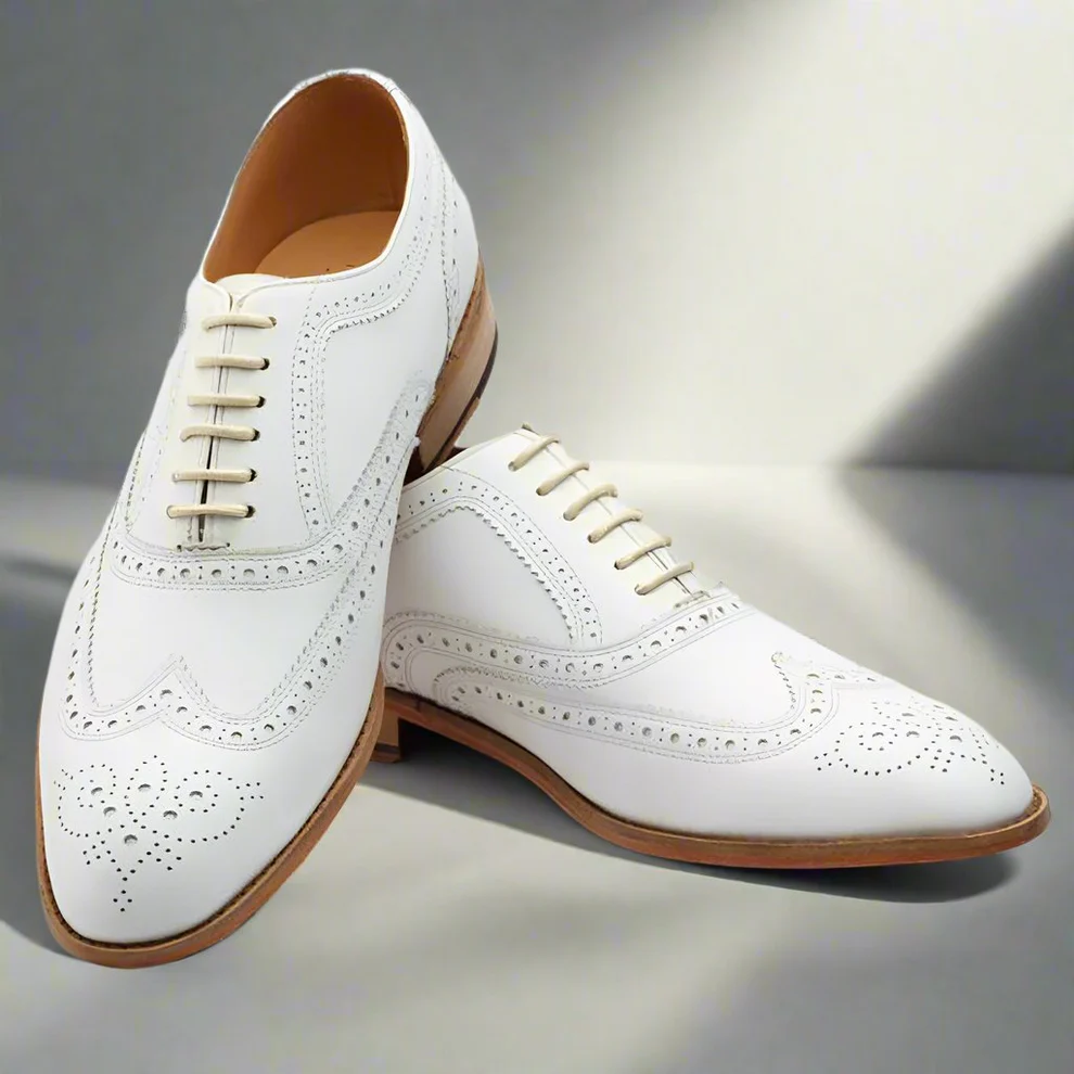 TheRoyalePeacockWhiteLeatherWingtipOxfordShoesforMen-2
